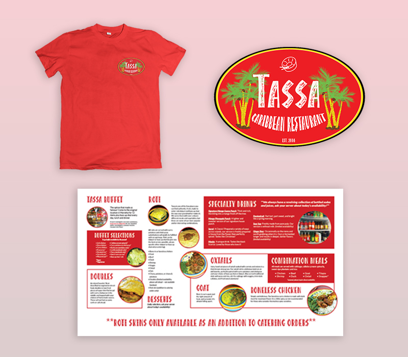 Tassa Roti Shop Logo and Branding